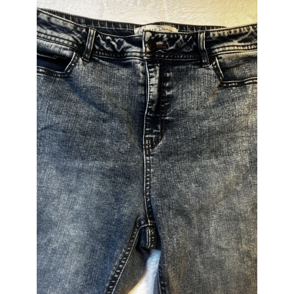 EST 1946 Denim Jeans Womens Size 12 Stonewash‎ Hi Rise Casual Distressed
